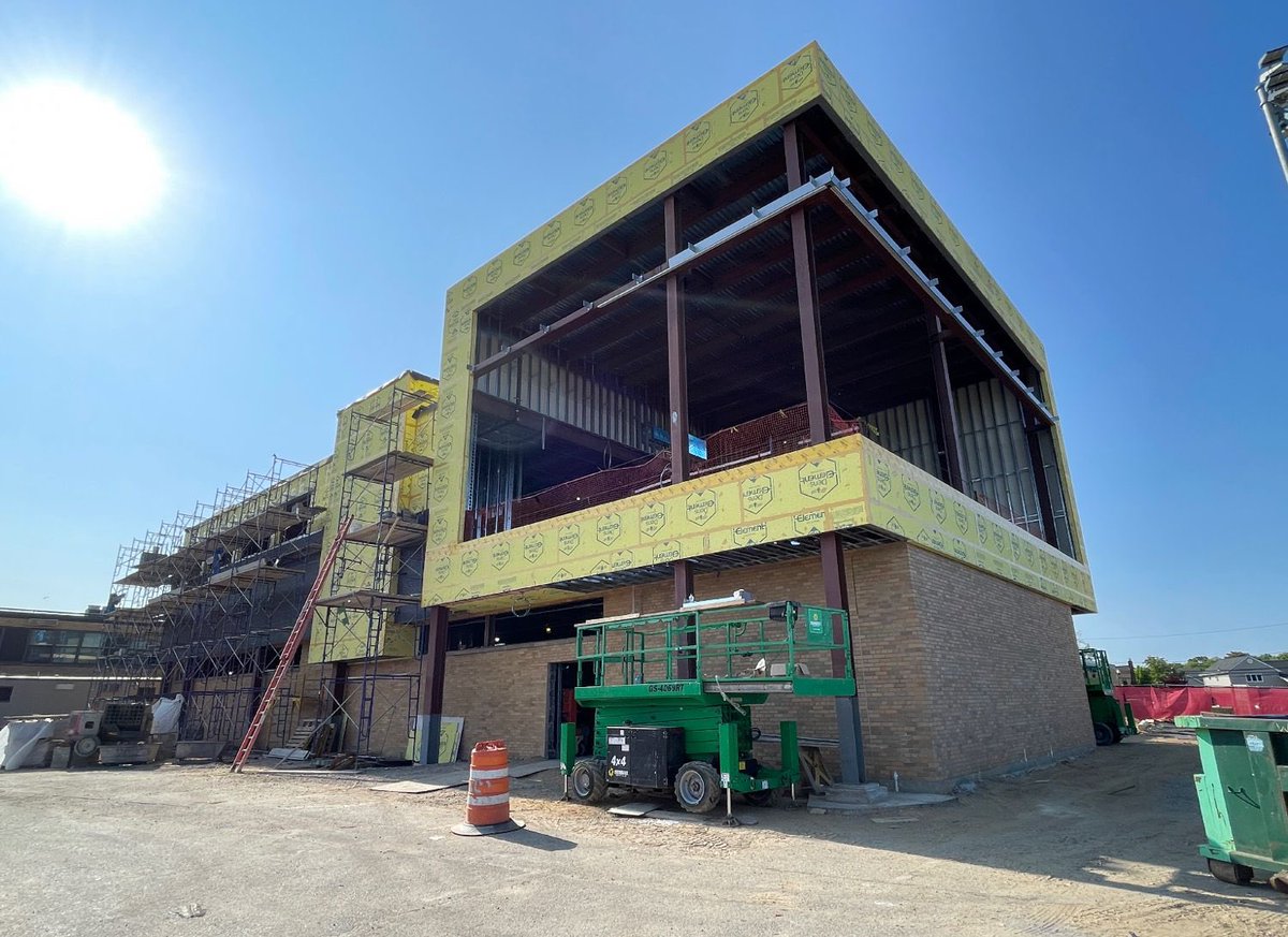 MDSArchitecture's tweet photo. We love seeing a project move from concept to reality! Things coming together at @PlainedgeUFSD! #NYSSBA #NYSCOSS #SchoolDesign #Architecture #LongIsland #Students #Fitness #Education #Construction https://t.co/xyhV6j8ZfT