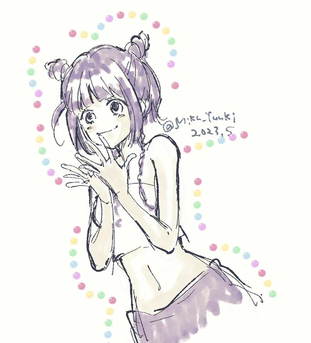 ルセラフィムの 新しいmvのウンチェちゃんの髪型が 可愛すぎてー! 姫カット凄い似合うな!!