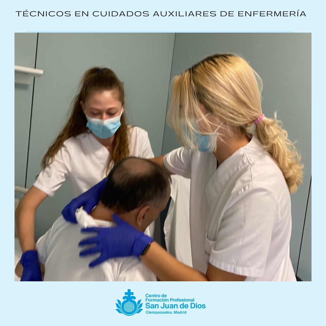 CFormativosSJD's tweet photo. Estudiar #TCAE en el Centro de #FP San Juan de Dios de #Ciempozuelos es asegurar tu futuro profesional. 

Con una red de centros sanitarios por toda #España, la mayoría de nuestros alumnos obtienen trabajo al acabar el ciclo. 

#jornadapuertasabiertas 7 de junio a las 17.30 horas https://t.co/tI0QWcOIav
