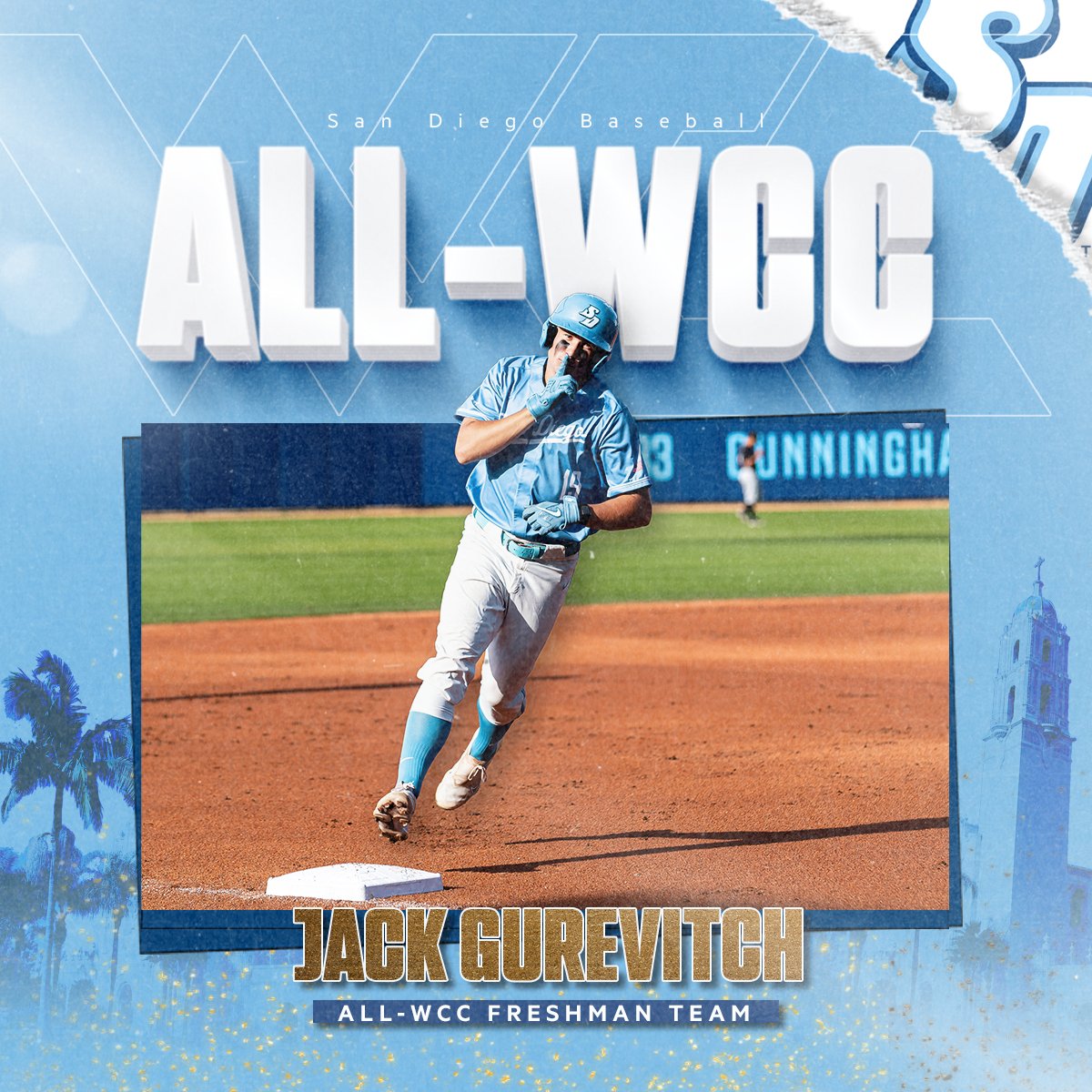 Made an immediate and impressive impact in his first college campaign.

🗞: bit.ly/3MT6a3N

<a href="/WCCsports/">West Coast Conference</a> | #GoToreros