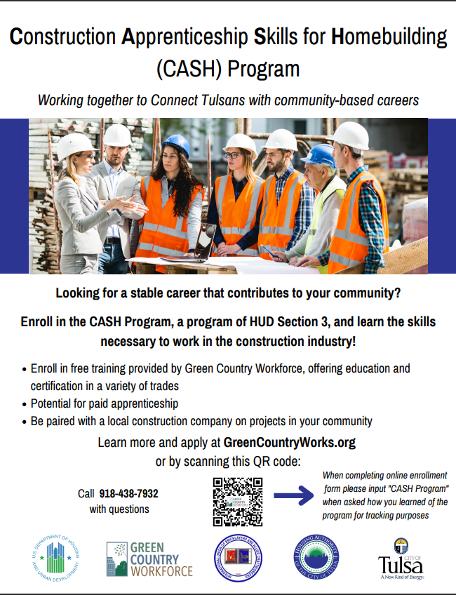 GrnCntryWorks's tweet photo. Looking for construction apprenticeship skills? Take a look at the CASH program! Just be sure to enter "CASH Program" in the referral box when submitting your application! #apprenticeships #measurableskillsgain #community #construction #communitydevelopment https://t.co/fUUpk42dQ6