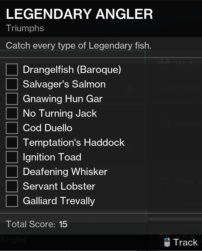 Whoever at Bungie came up with these Fish Names deserves a raise lol