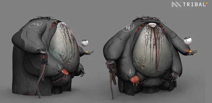 Loved sculpting this dude, love working with clay.  (O.g design piece included)  TRIBAL Merchant