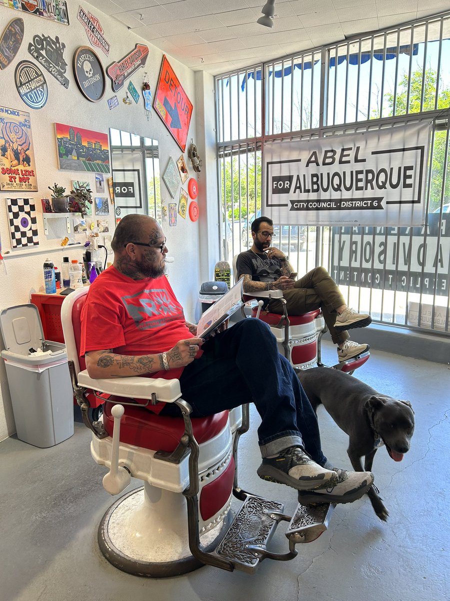 Reviewing the City’s new budget between haircuts today. Some promising new investments &amp; things we can improve on. 

This community deserves a good listener. I’ve been listening to our community for over 15 years as their barber, and I’m ready to serve. #nmpol