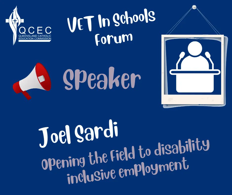 QCEC is pleased to announce that Joel Sardi will speak on Opening the field to disability inclusive employment at the QCEC VET in Schools Forum on Friday 26 May. For more information please click here: buff.ly/3ZG0eyM