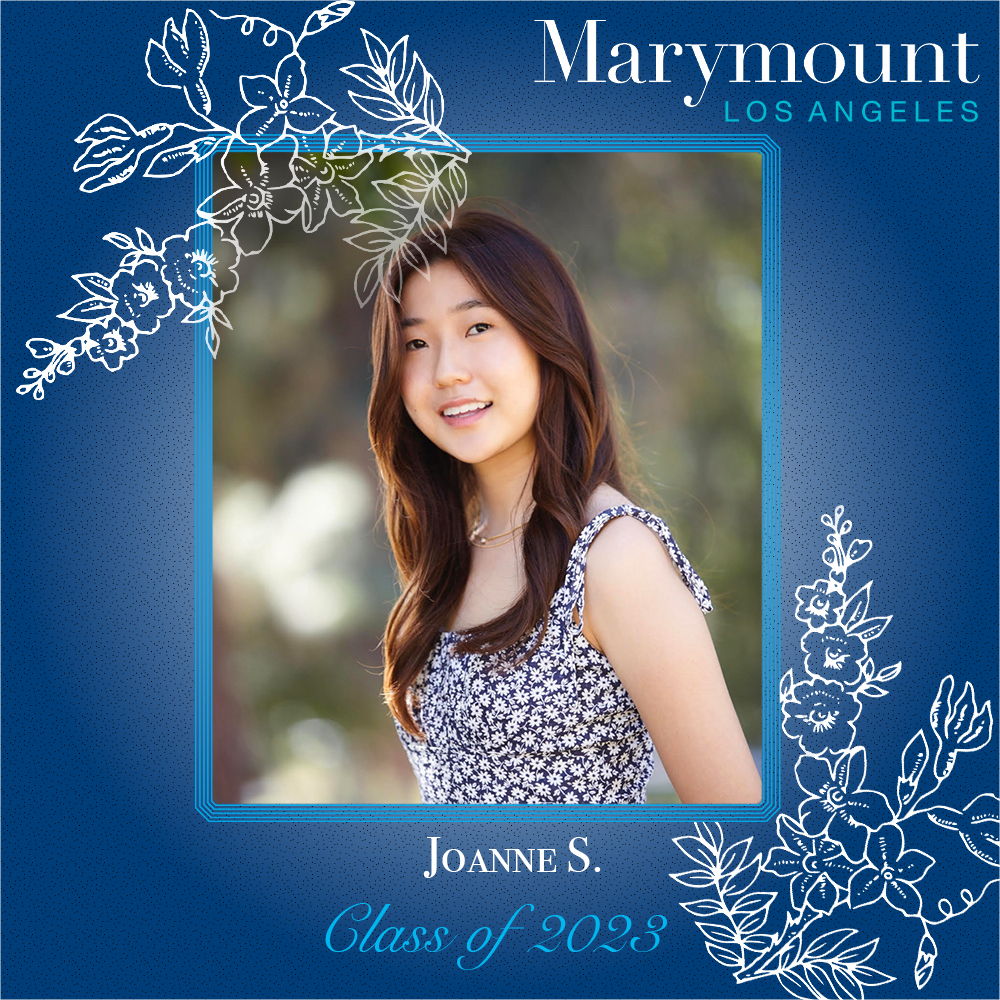 This spotlight is shining on Joann S. '23. We are so proud of everything you've accomplished in your time at Marymount and can't wait to see what your future holds!