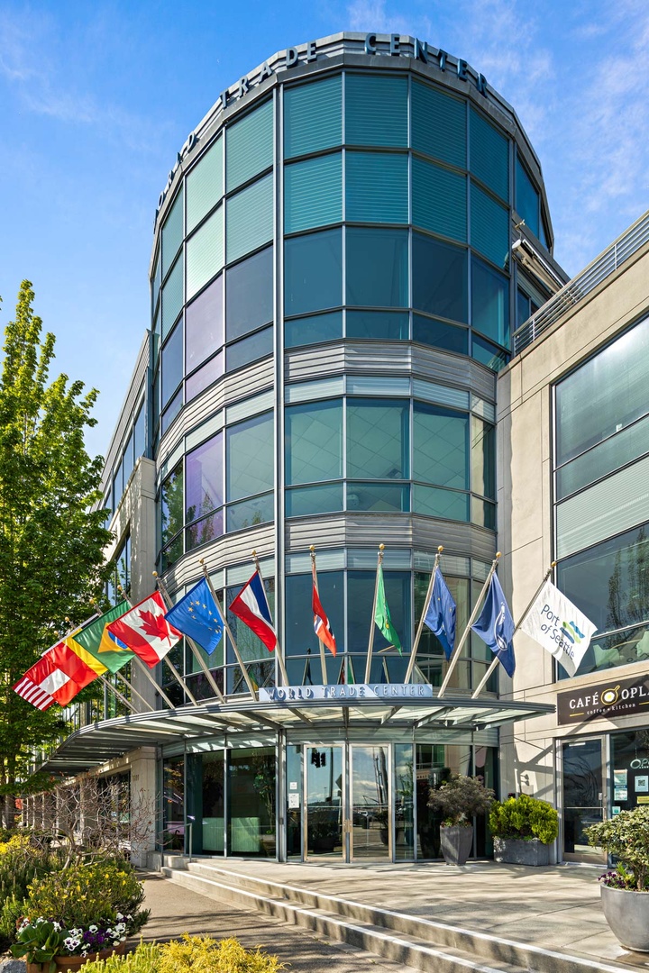 Our team and members enjoy an amazing location right on the Seattle waterfront. Want to check it out? Contact director@wtcseattle.com to schedule a tour &amp; overview or ask about the opportunity for a WTC Seattle Day Pass!