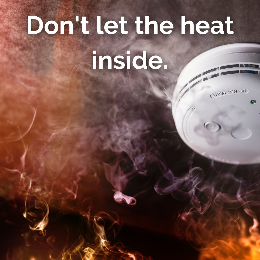 We may love hot girl summer☀️, but a blazing hot home is no fun 🏠--especially during the summer season. Make sure you check your smoke detectors! 
 
#summersafety #summerheat #summersafe #firesafety #firesafetytips #summer