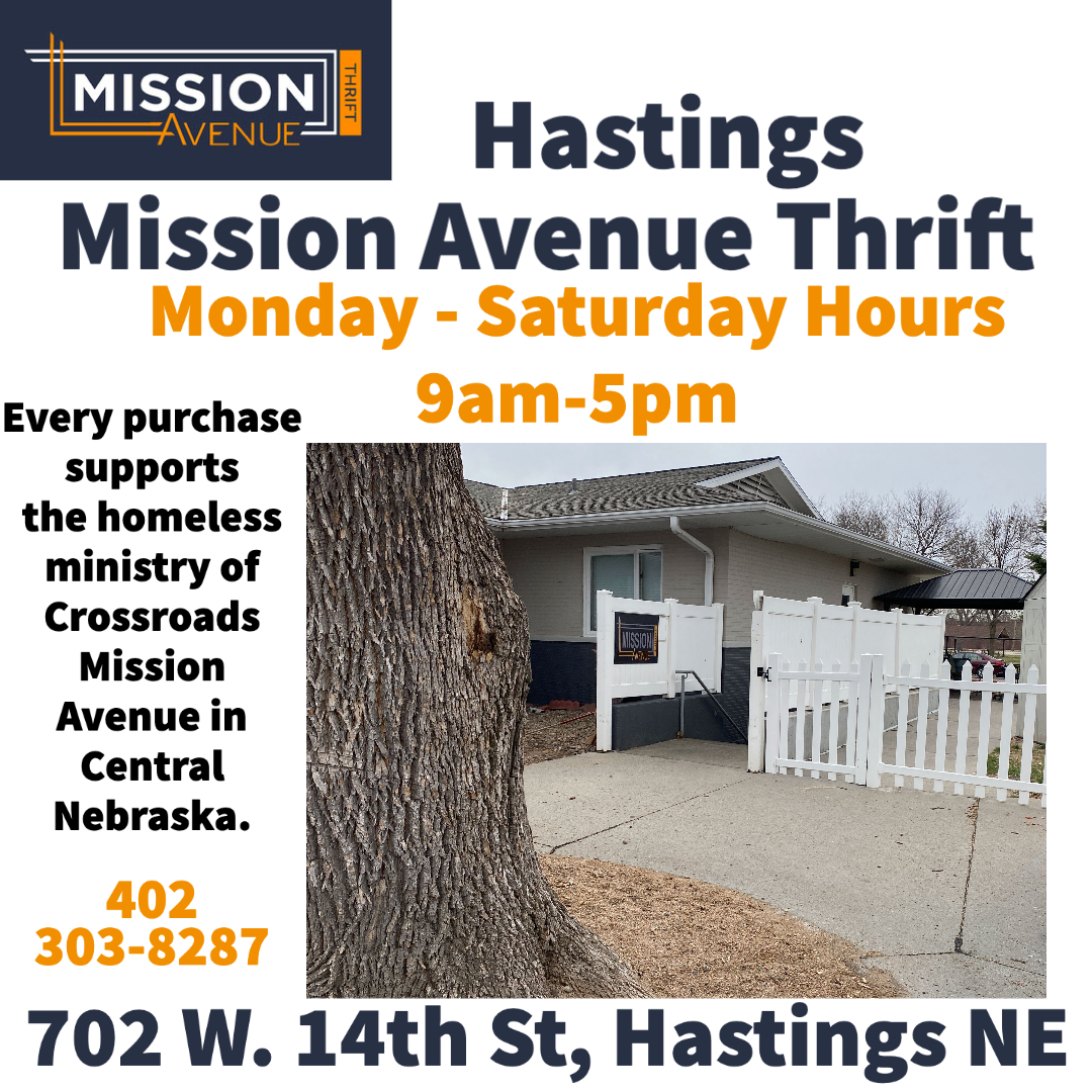 Come on in TODAY! crossroadsmission.com/thrift-stores/ #MissionAvenueThrift #hastingsnebraska #thriftstorescore #shoptoday😊