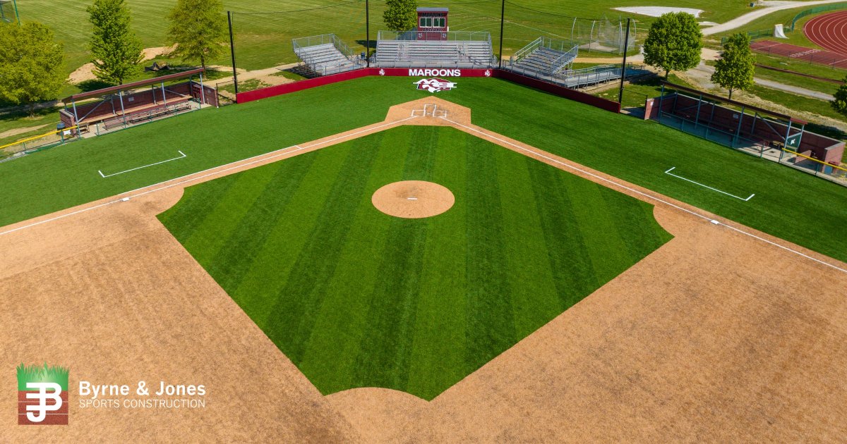 ByrneAndJones's tweet photo. Transforming the game one field at a time!

Belleville West High School now enjoys an upgraded, high-performance turf infield, replacing the old grass and dirt. This improvement brings superior playability and durability. 

@BWestAthletics #TurfTuesday https://t.co/voeAY7RtVr