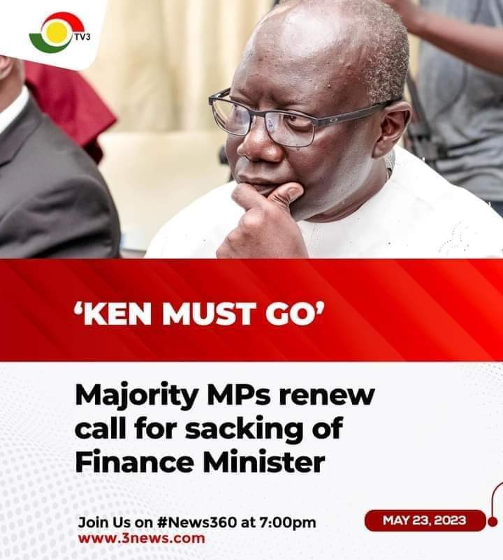 It is easier for Akufo Addo to go than Ken.
I think the majority missed the opportunity when they failed to support the minority Impeach him,so they should just forget about it.
#junkeconomy
#FixTheCountry
#nesstime