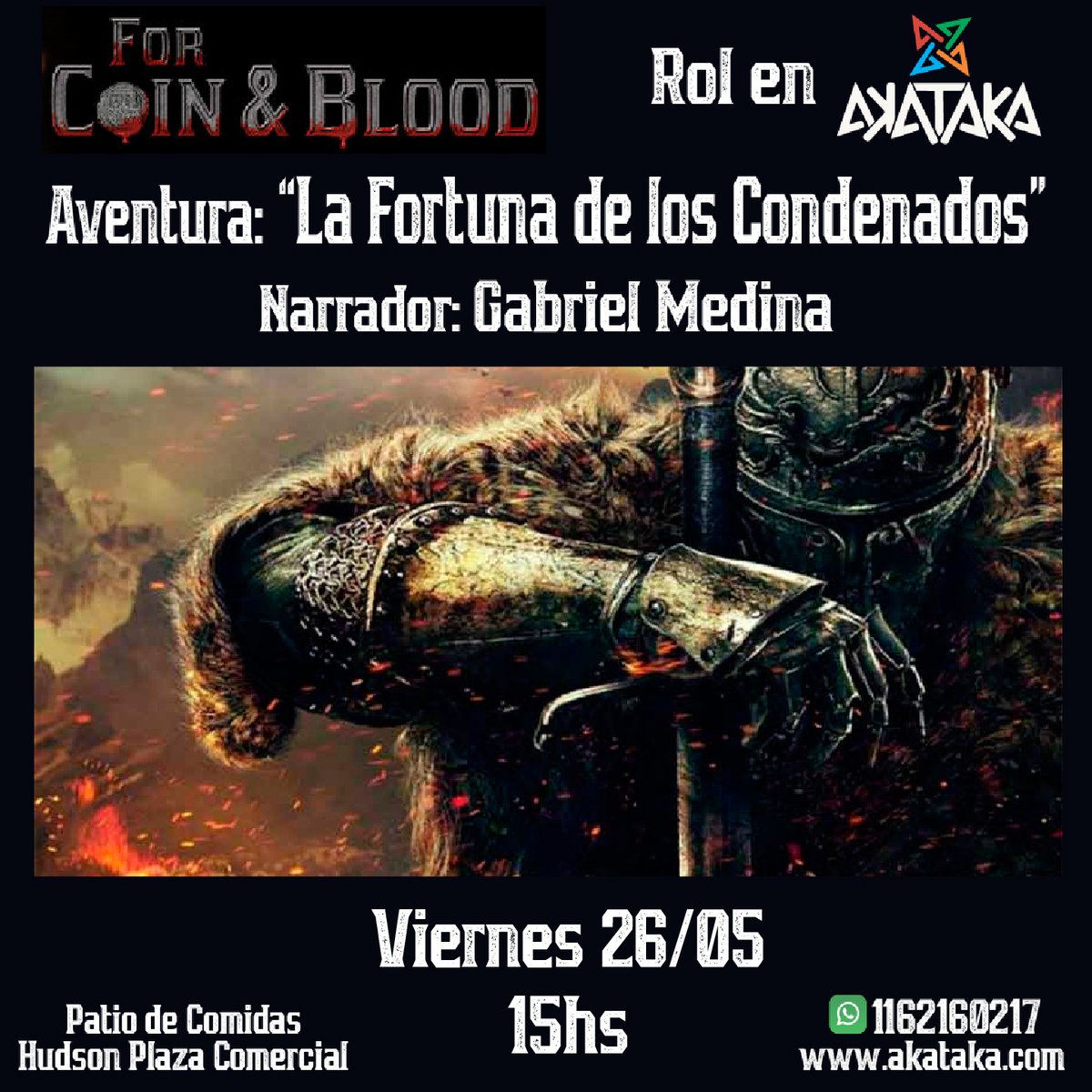 akatakaBG's tweet photo. Mesa apta para novat@s que asuman la mesa con madurez y compromiso, mayores de 13 años. Advertencia: Historia de fantasía oscura de tono adulto y contenido violento.
Narrador: @GabrielMedina__ 
Si querés jugar, escribí a prensa@akataka.com y dejanos tu Whatsapp. https://t.co/tz3AOGAY91