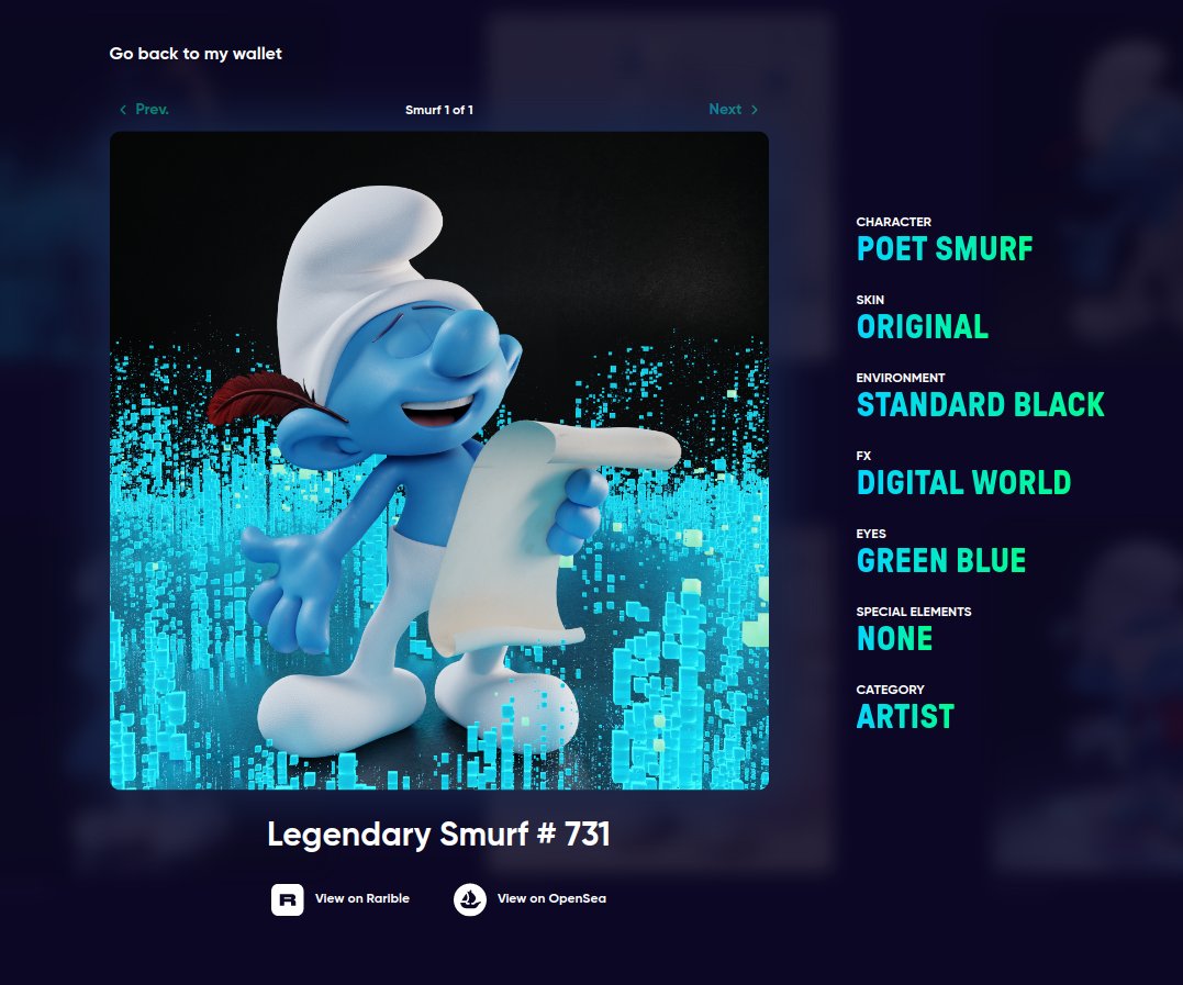 I am honored to be the first to reveal a Smurf from the @SmurfsSociety Legendary Collection! 🎉

Thanks to @jromanetto, @fred_montagnon, @ChrMenard, Seb, and @JeremFebvre for bringing me on this incredible adventure.

#SmurfReveal #PoetSmurf