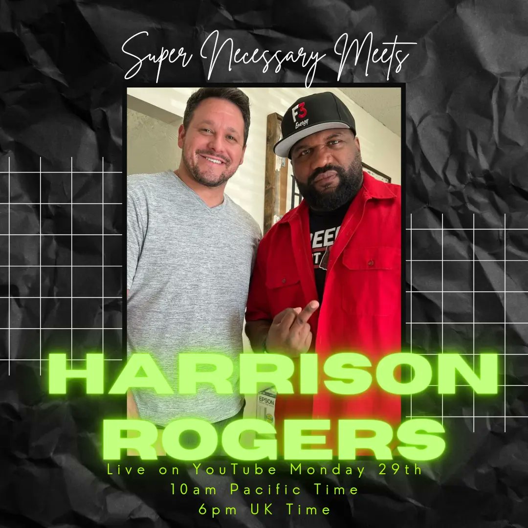 🎙Super Necessary🎙 (@supernecessaryy) on Twitter photo Been a minute since we've been active on here, apologies. We'll be speaking with <a href="/UnitedMMALeague/">United Fight League</a> founder <a href="/HarrisonJRogers/">Harrison Rogers</a> on Monday May 29th, 10am Pacific time, 6pm UK time 👊🏼 Been a minute since we've been active on here, apologies. We'll be speaking with <a href="/UnitedMMALeague/">United Fight League</a> founder <a href="/HarrisonJRogers/">Harrison Rogers</a> on Monday May 29th, 10am Pacific time, 6pm UK time 👊🏼