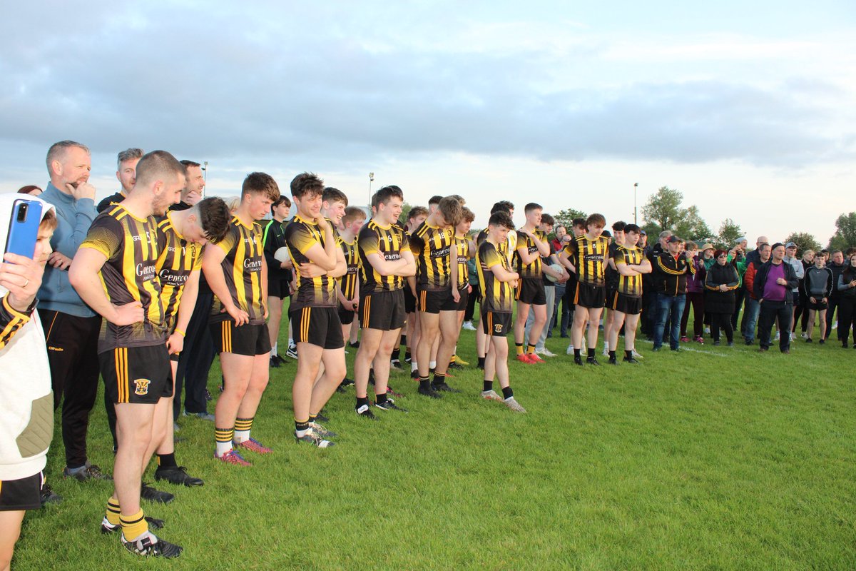 MayoGAA's tweet photo. Congratulations to Parke Keelogues Crimlin G.A.A Minor team on winning the Homeland league Division 2 this evening.

Full time score
After extra time
Parke Keelogues crimin 3-20
St Jarlaths 3-18 https://t.co/oFUNrPNbKX