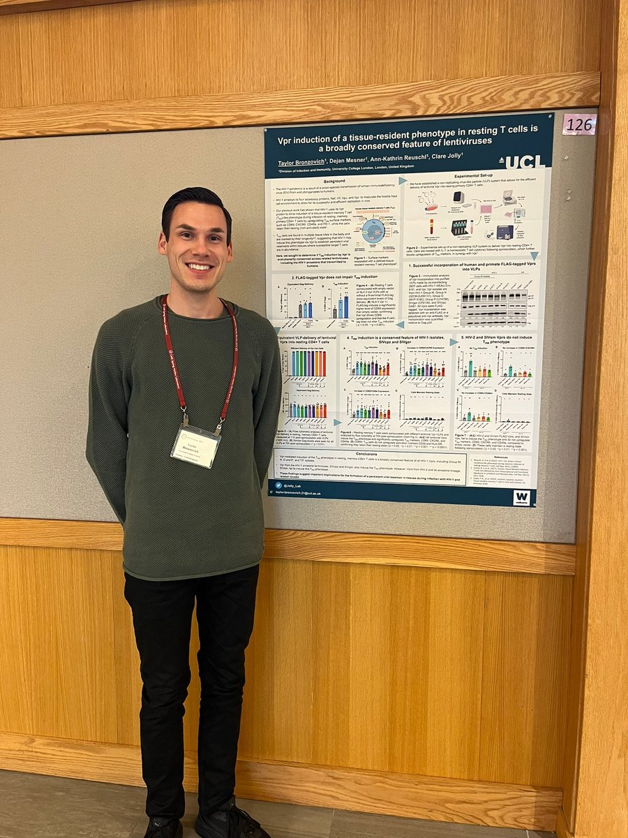 Jolly Lab (@jolly_lab) on Twitter photo The lab is having a great time <a href="/cshlmeetings/">CSHL Meetings</a> #cshlretro!
Our very talented PhD student Taylor is presenting his work in tonight's poster session! Do not miss poster # 126! The lab is having a great time <a href="/cshlmeetings/">CSHL Meetings</a> #cshlretro!
Our very talented PhD student Taylor is presenting his work in tonight's poster session! Do not miss poster # 126!