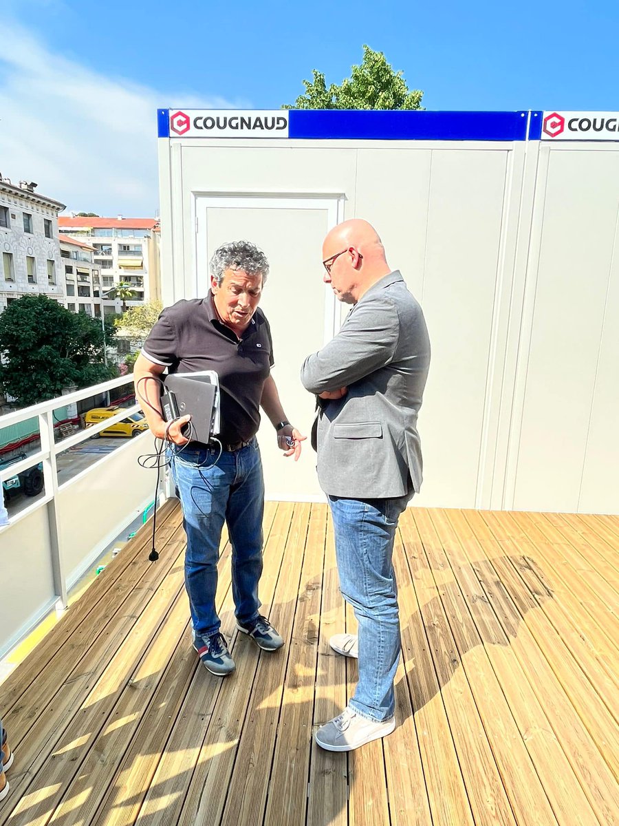 UN1TE_06's tweet photo. [Hôtel des Polices] #Nice. Invitation de M. le S/Préfet ANKRI en charge du dossier.  #USGP06 a fait valoir la parole des flics de toutes les directions. Le chantier avance et les conditions de travail devraient clairement changer le quotidien de tous les collègues.  ENFIN !!! https://t.co/N75pISERrS