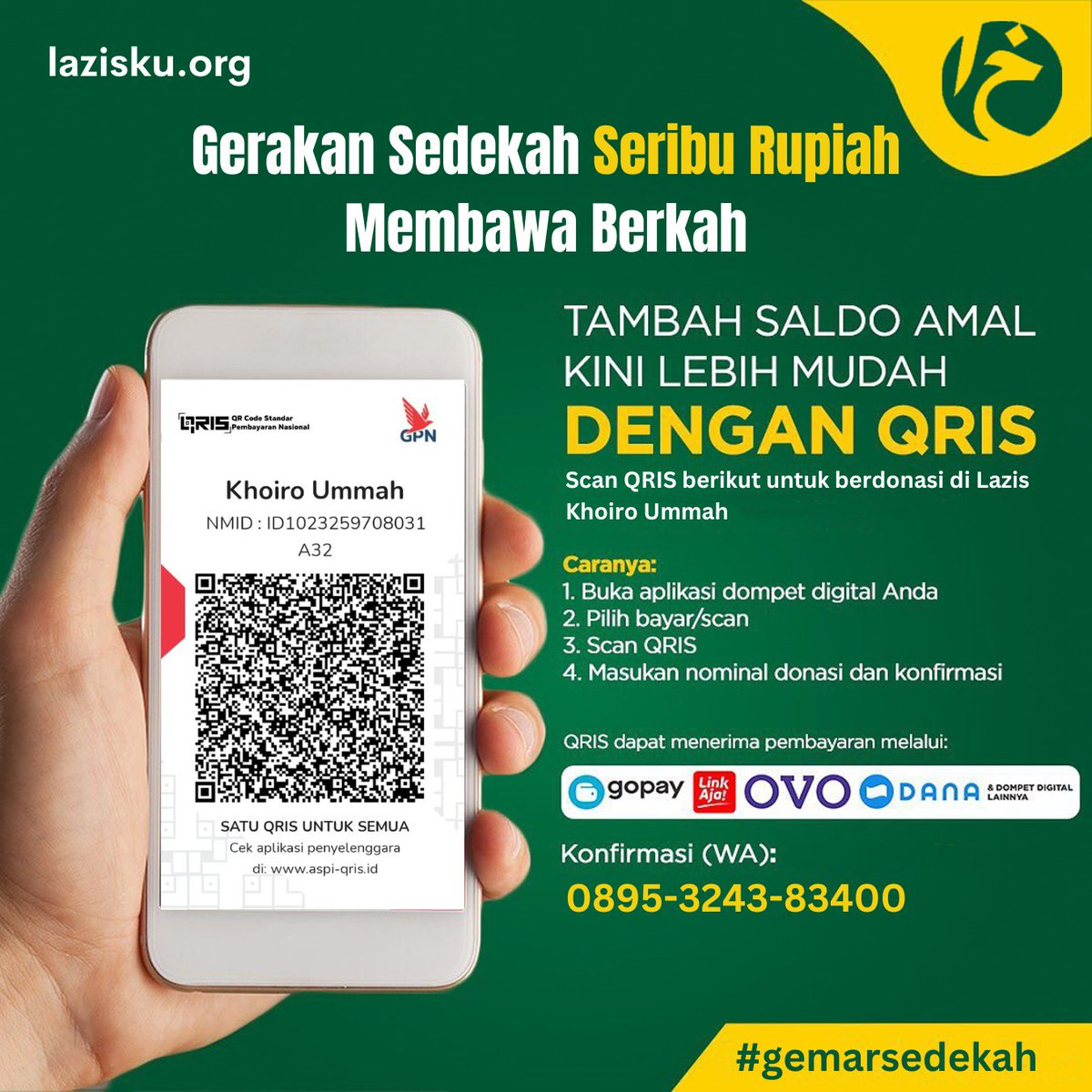 laziskuorg's tweet photo. Jangan lupa sedekah subuhnya
#sedekahsubuh https://t.co/H76SsQWh8A