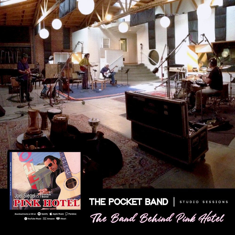 pinkhotelvip's tweet photo. The Pocket Band, Zeke, Joel, Cliff &amp; Terry layin down a track at Ocean Studios Burbank 🎸

Get Pink Hotel on your fav platform:
🎵Spotify: https://t.co/HWedY8bMdU
🎵Apple Music: https://t.co/O1MDKhNqny
🎵&amp; more!
⠀
More from the Pocket Band at 👇
https://t.co/8tWxzb839L 🎶 https://t.co/Lnm0XH9I7m