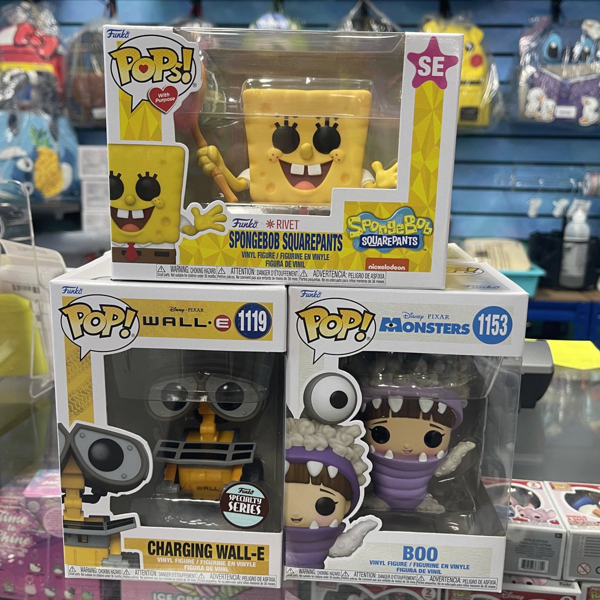 Recent Funko deliveries now in store.

#funko #funkopop #funkopops #funkocollector #funkoaddict #spongebob #walle #boo #nickelodeon #disney #pixar #monstersinc #collectibles #popculture #hinesville #fortstewart #supportadream #greenlotusdreams