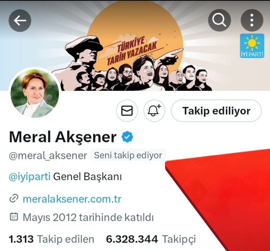 Bizim bizi takip eden bir Genel Başkanımız var. Beni çok mutlu ettiniz Canım Mommy! Kocaman kocaman öpüyorummm 😘 @meral_aksener ☀️♥️