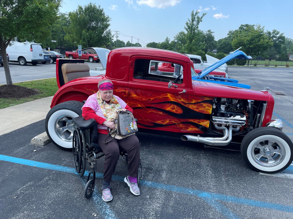 A special THANK YOU to The Chicken Eaters Car Club!  Today they brought out some amazing cars for us to enjoy!  We had food, prizes, music and a lot of fun!   

#TrilogyThemeWeeks 
#DancingthroughtheDecades 
@chickeneaterscarclub