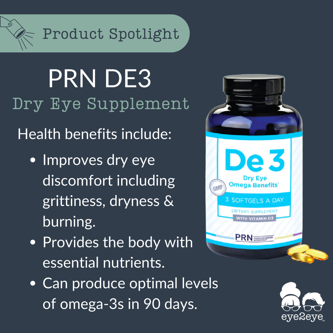 eye2eyeDelRay's tweet photo. Relief is in sight with PRN DE3 Dry Eye Omega Supplement. Experience long-lasting relief from scratchy, burning and dry eyes. Schedule a visit with us to learn more about this amazing supplement.
#PRNde3 #dryeyes #delrayva #alexandriava #oldtownalx #eye2eye #eyedoctor #opticians https://t.co/CdwCOXCAWF