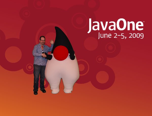 jeffhoffman's tweet image. JavaOne 2009 with Duke! #28YearsOfJava