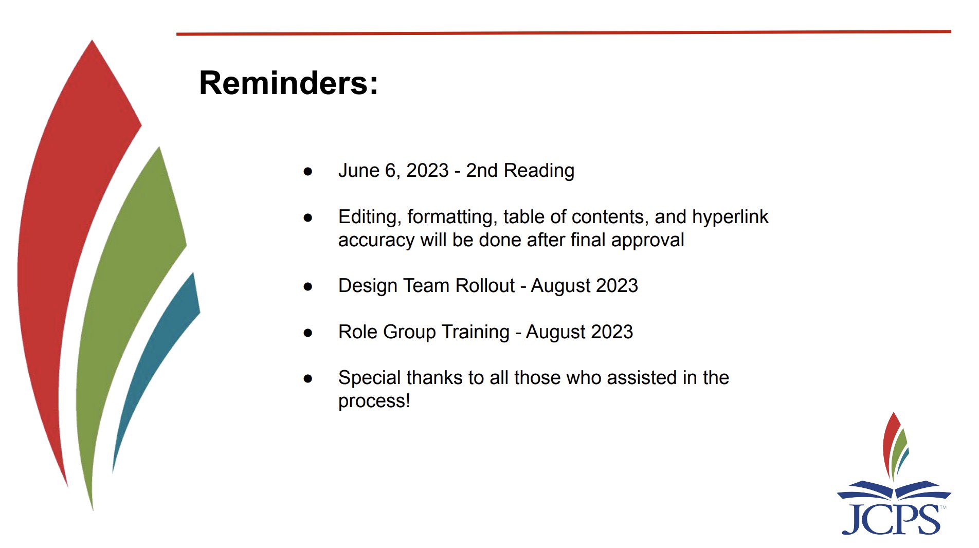 JCPS on Twitter "Here is a closer look at reminders regarding the