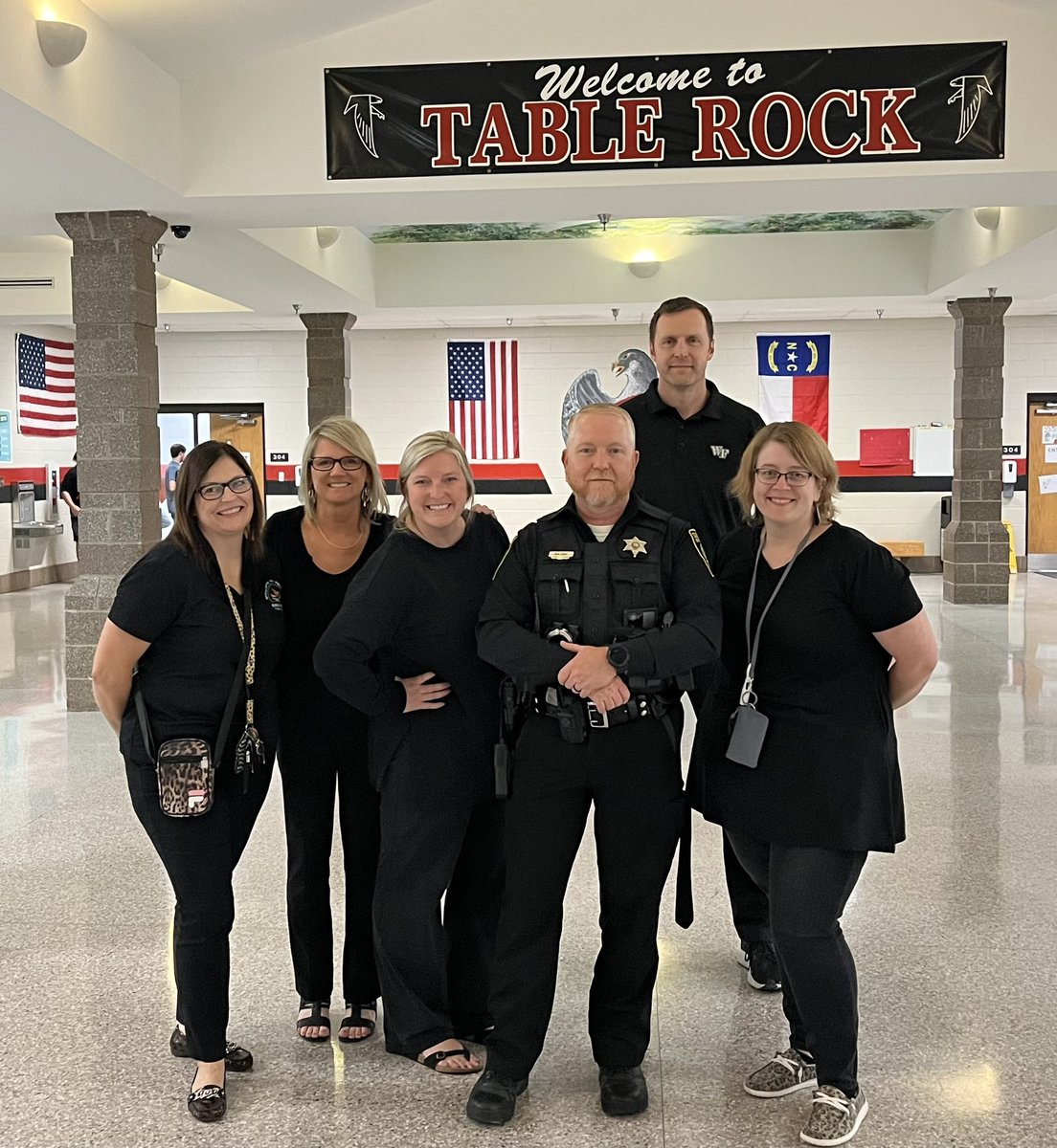 Thank you, Officer Cox, for all you do! We wanted to be like “you” today! #allinBCPS #ignitelearningBCPS