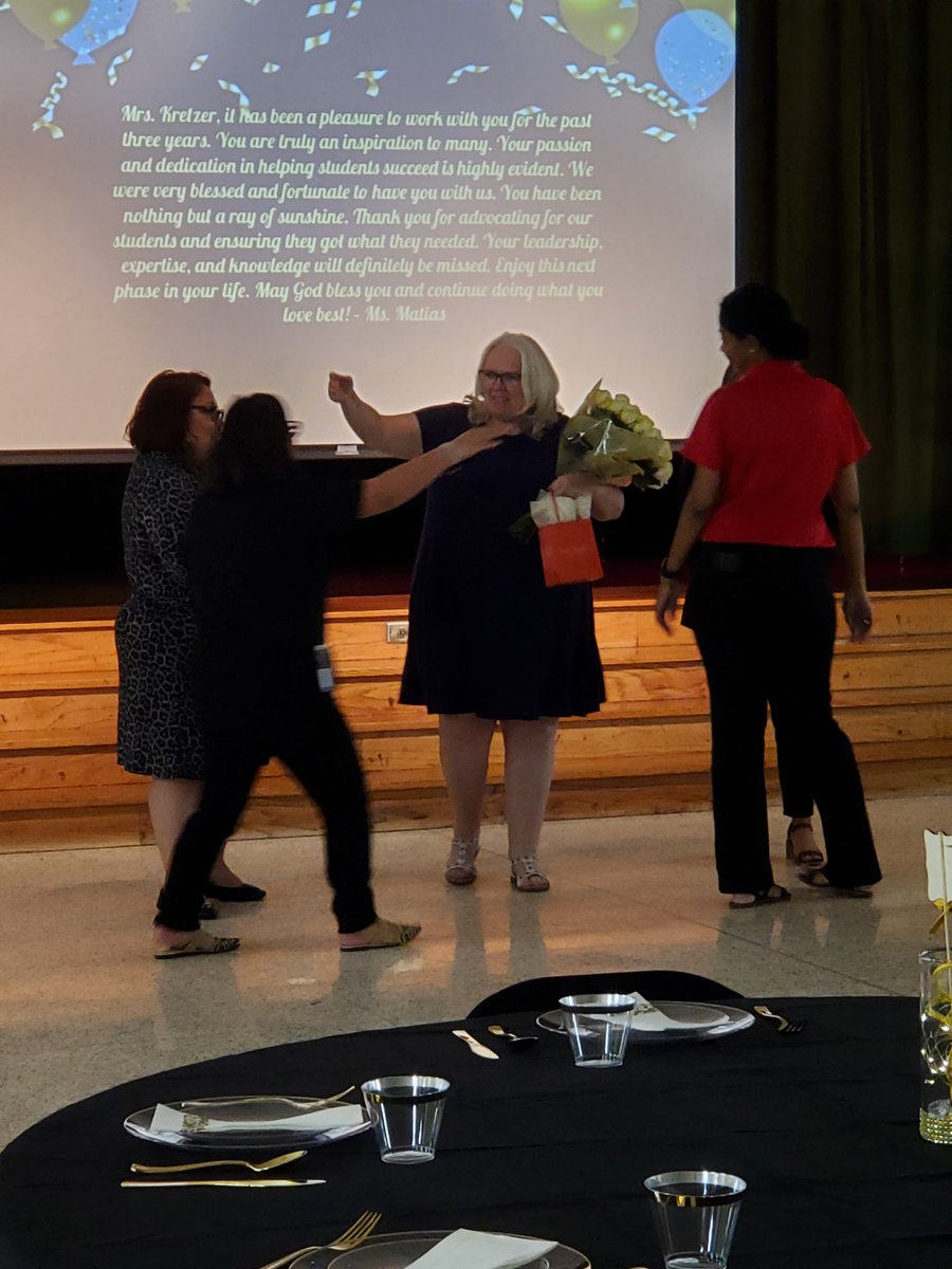 EckertES_AISD's tweet photo. Wishing @kretzer061 a very Happy Retirement! https://t.co/dLzk3udCc8