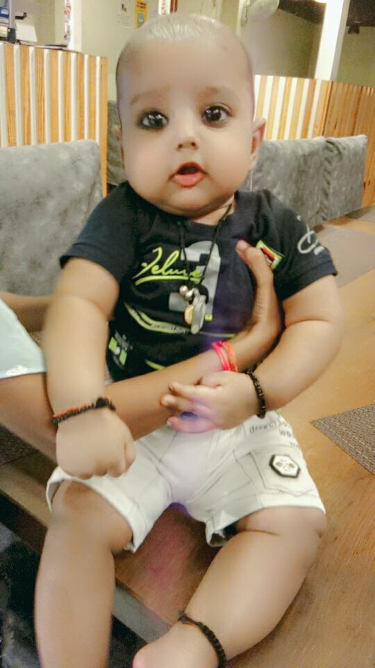 Happy birthday my little champ@Hanu🎂🙌