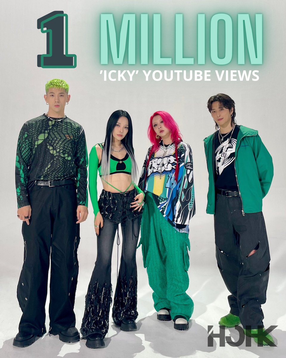 HO_HiddenKARDs's tweet photo. #KARD’s ‘ICKY’ hits 1 MILLION VIEWS on YouTube, 11 hours after it’s release.
#KARD_ICKY #KARDISBACK
@KARD_Official https://t.co/iLRH2Ex5Qx