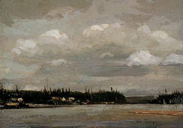 1913 View over a Lake Shore with Houses #tt1913