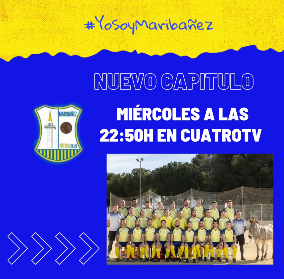 arantxaestevez4's tweet photo. Capitulazo gordo del Maribañez 💙💛
@MaribanezFC @cuatro @mediasetcom  #yosoymaribañez #maribañez https://t.co/89PEx4qFfw