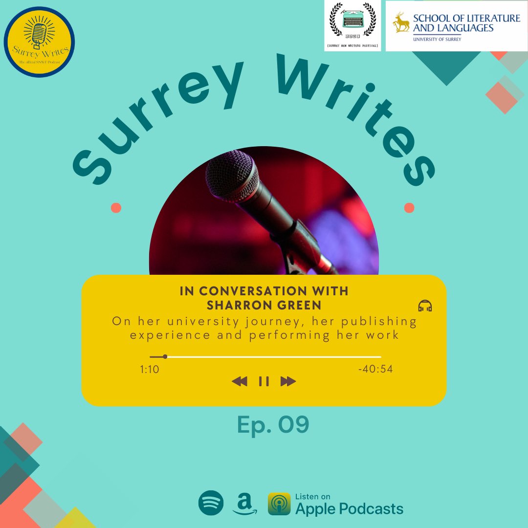 IT'S FESTIVAL WEEK! To celebrate, we thought we would end this season with the first podcast we ever recorded, back in February 2023. Stay tuned until the end for a surprise reading with the wonderful @rhymes_roses Sharron Green! Join her for her open mic on Saturday! @SurreySLL