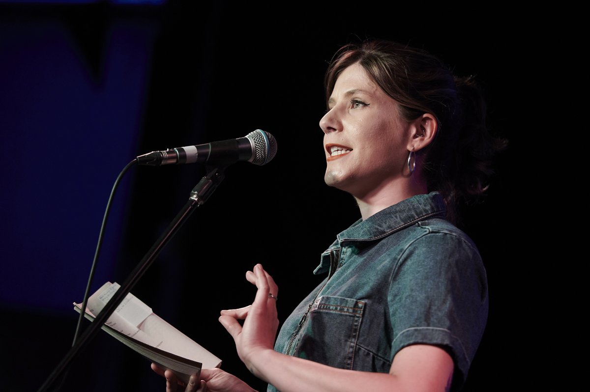 What a performance at The Ferret <a href="/FerretPreston/">The Ferret</a> by Carla Mellor <a href="/poetryfortppl/">Carla Mellor</a> 
Audience loved it!!
Photo by <a href="/gazcook/">Garry Cook</a>