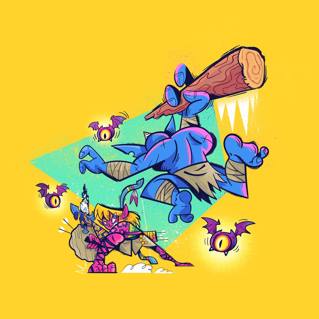 Desenhei “ o Zelda” . Tô muito empolgado com o #ZeldaTearofthekingdom :D