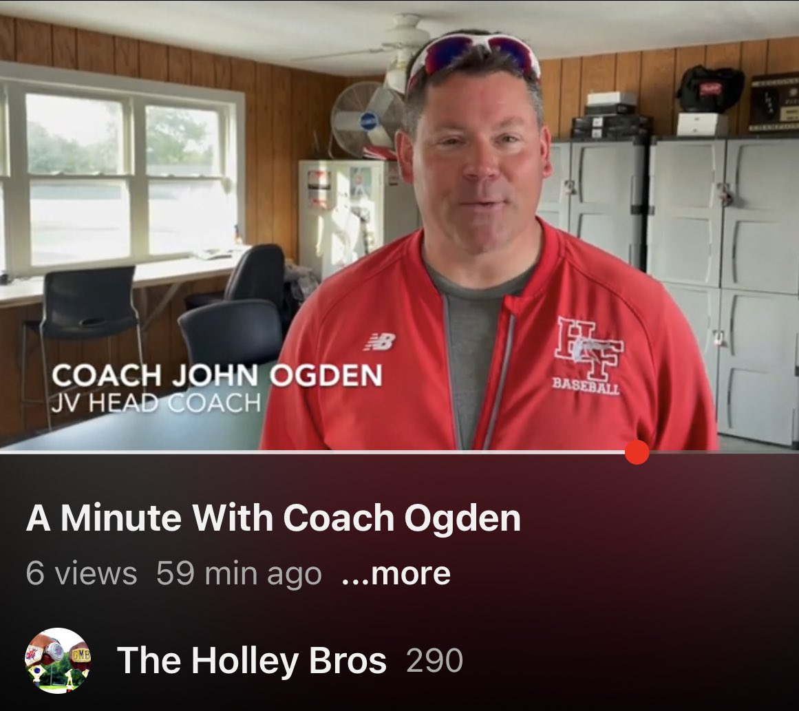 I had a great freshman season on JV for <a href="/HFHS_BASEBALL/">HF Viking Baseball</a> Thanks Coach Ogden and all the coaches and teammates. Here’s a nice piece we did with coach.
youtu.be/qxFBC31bTl4
<a href="/TopTier_HQ/">Top Tier HQ</a> <a href="/MLBDevelops/">MLBDevelops</a> #hurtcules