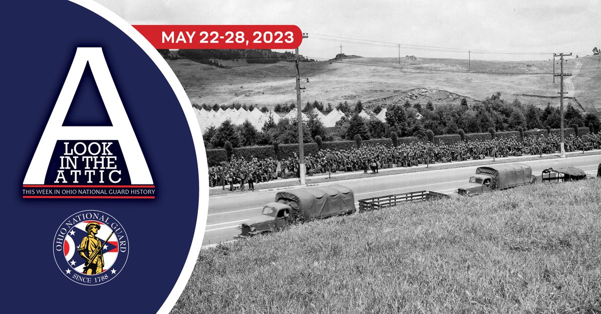 OHNationalGuard's tweet photo. This week in Ohio National Guard history, May 22-28: https://t.co/NkeDkyvcU5

Read about the Ohio regiments that made up a significant part of Union forces during two battles in 1864; and learn about why 1,350 Guard members were called to duty in Toledo in 1934. https://t.co/DK8ymTpGon