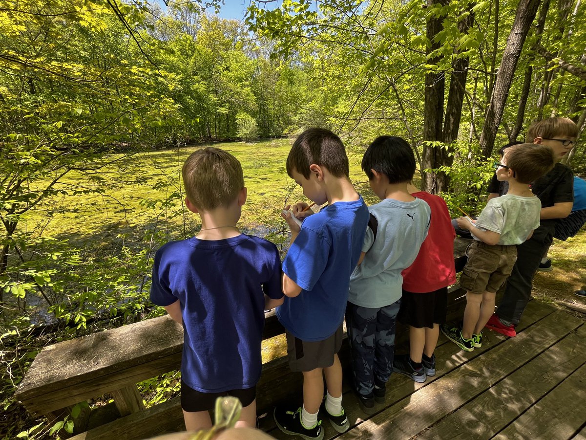 Our recent “Spring Hike in the Nature Center” provided great inspiration for writing some nature Haiku! ⁦<a href="/AESPanthers/">Aboite Elementary</a>⁩ #lovetheoutdoors #happyhikers
