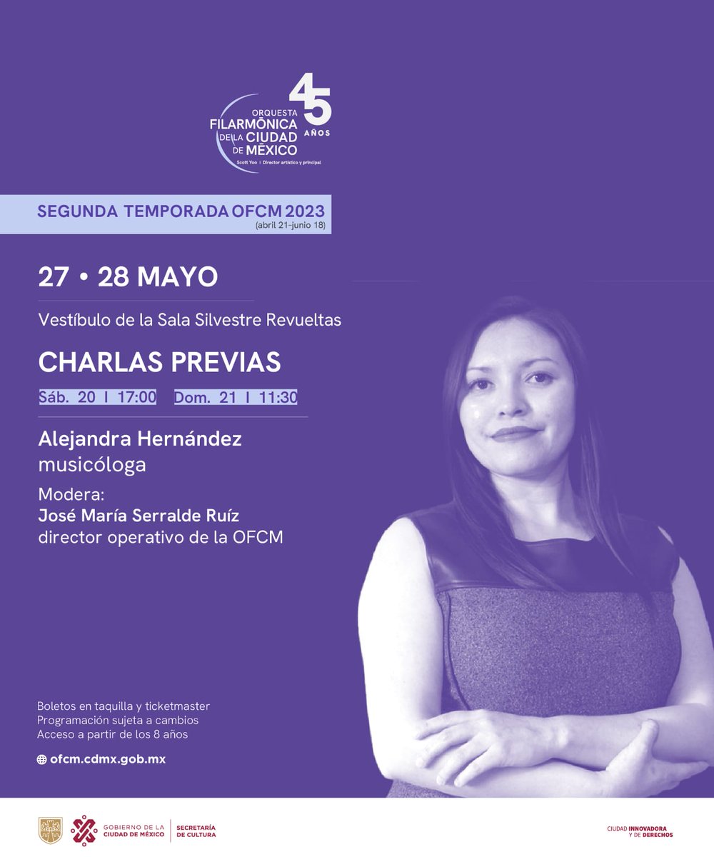 rock_toca's tweet photo. Los próximos 27 y 28 de mayo, como parte de su segunda temporada de 2023, la Orquesta Filarmónica de la Ciudad de México (OFCM), perteneciente a la Secretaría de Cultura capitalina, celebrará el centenario del nacimiento del célebre compositor húngaro György Ligeti 

#TocaRock🤘 https://t.co/f5IkqLImwF