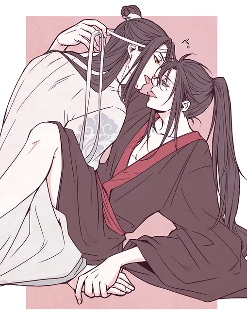 キスの日でいっぱいキス絵見られたので、私もにぎやかしに過去絵…  意外と描いてなかったな