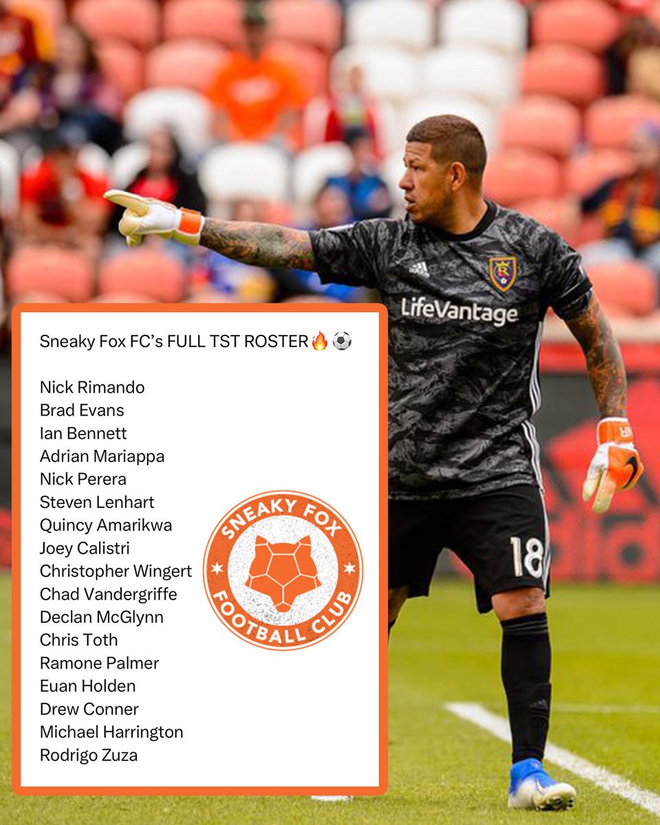 Sneaky Fox FC’s FULL TST ROSTER🔥🦊