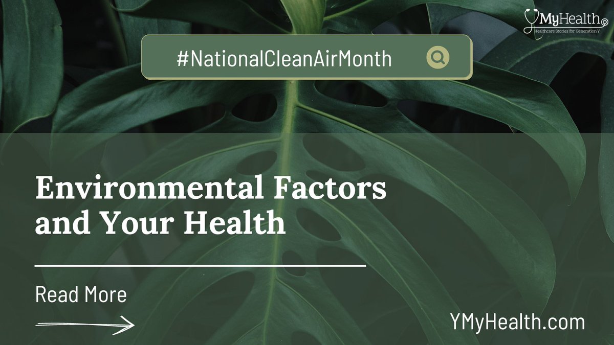 When it comes to your health, the #environment plays an important role. Check out our series about risk factors and #millennial health and the environment. #NationalCleanAirMonth ymyhealth.com/blog?tag=Envir…
