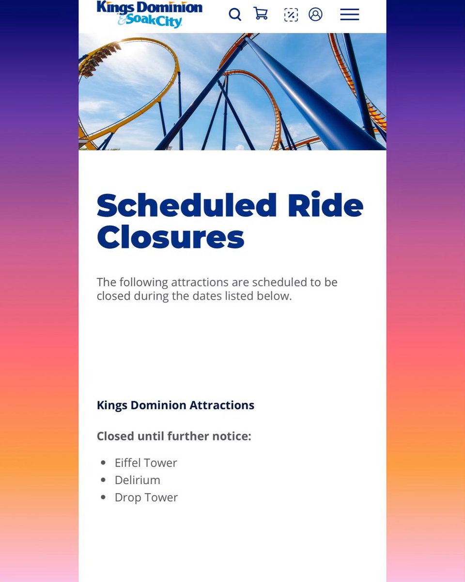 KDFanatics75's tweet photo. White Water Canyon is officially off the closed list. Only three more rides to go and the entire park will be reopened. 

#WhiteWaterCanyon #Intamin #IntaminRides #KingsDominion #KDFanatics #KingsDominionFanatics #OpenAgain https://t.co/Zkh882It5D
