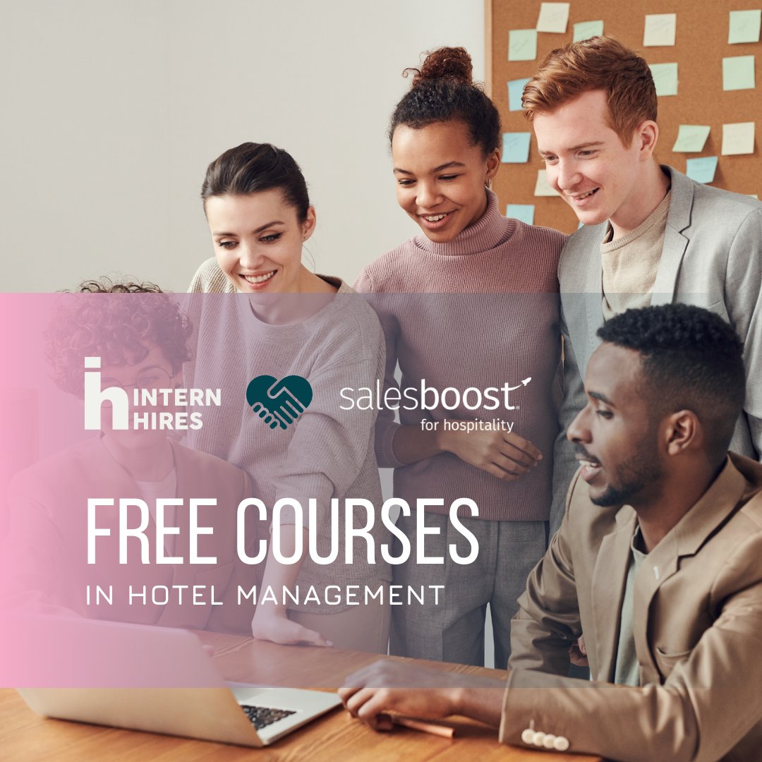 InternHires's tweet photo. 🤫 Did you know we offer free courses about hotel management?

Our partnership with @SalesBoostLLC means that you’ll get access to hundreds of hospitality-related courses taught by leading industry experts. Join our waitlist to stay in the know!

#careers #hospitalityjobs https://t.co/9EBU5FT9it