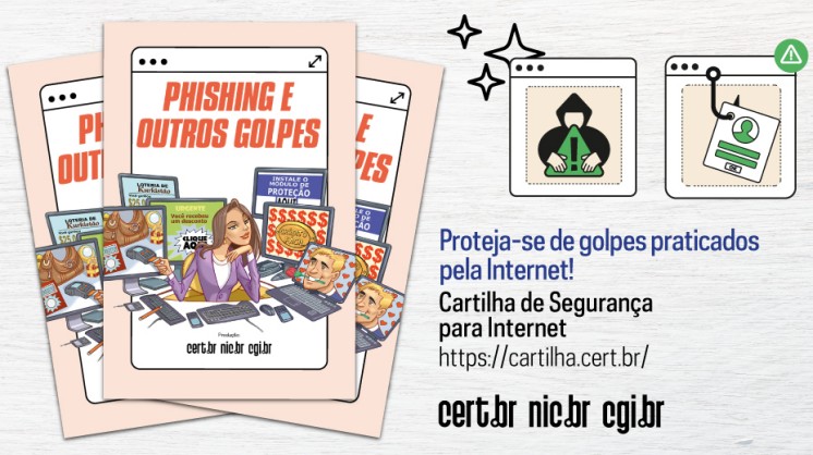 CTIC_UFPA's tweet photo. Aprenda mais sobre golpes na Internet para se proteger das principais ameaças, acesse https://t.co/WpYQXrveNO e saiba mais. https://t.co/ne7tGUI83x