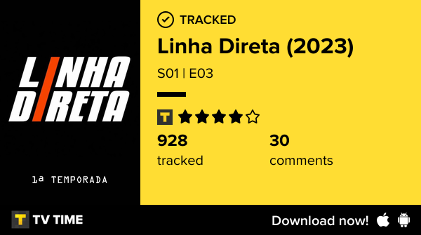 donnasherdan's tweet photo. I've just watched episode  of Linha Direta (2023)! #linhadireta  https://t.co/FwN1Yxds5t #tvtime https://t.co/N96xjMsqNa