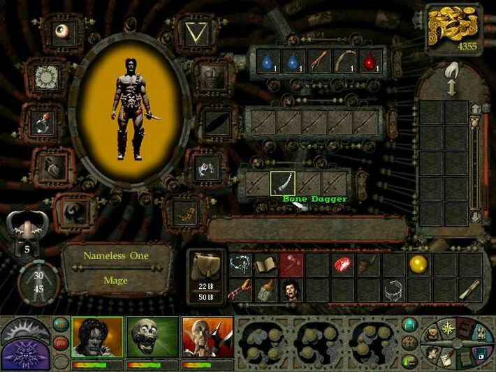 The weapon here is The Blade of the Immortal from Planescape: Torment and the following is text from when it was submitted as a suggestion in the Bonkler discord.